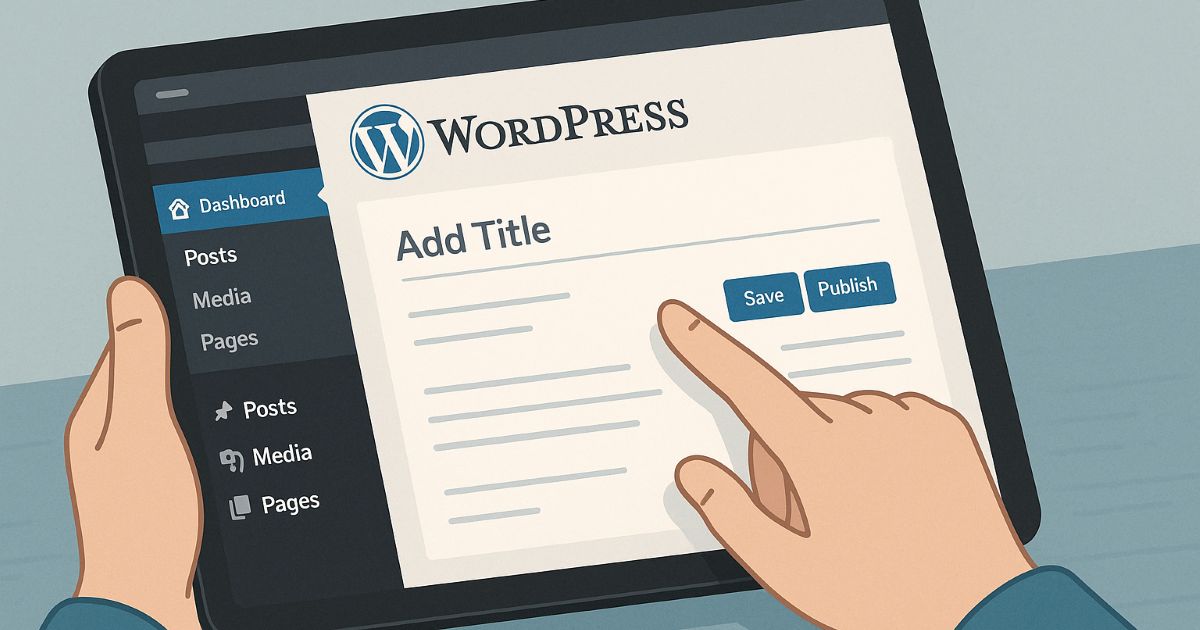 タブレットでWordPress編集はできるのか？